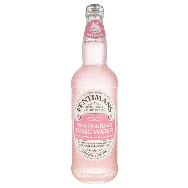 Gazuotas gaivusis gėrimas FENTIMANS Pink Rhubarb Tonic, 0,5l