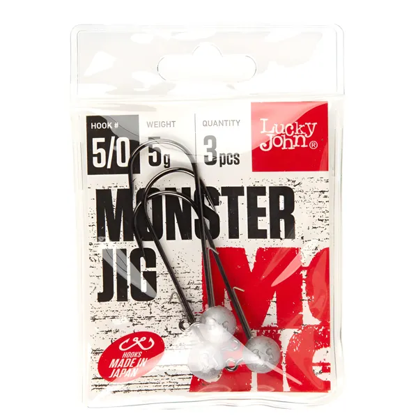 Galvakabliai LUCKY JOHN MONSTER JIG #5/0, 3 vnt