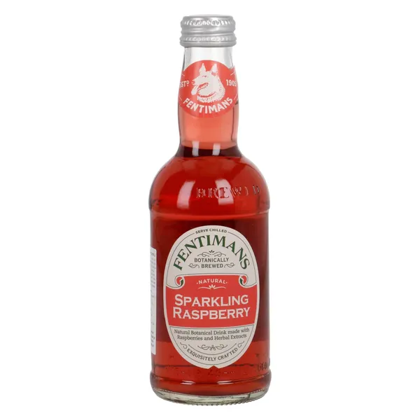 Gazuotas gaivusis aviečių skonio gėrimas FENTIMANS, 0,275 l