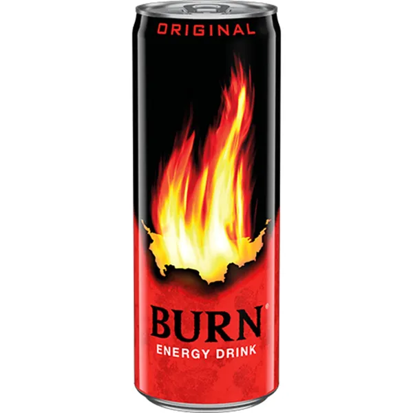 Gazuotas energinis gėrimas BURN ORIGINAL, 250 ml