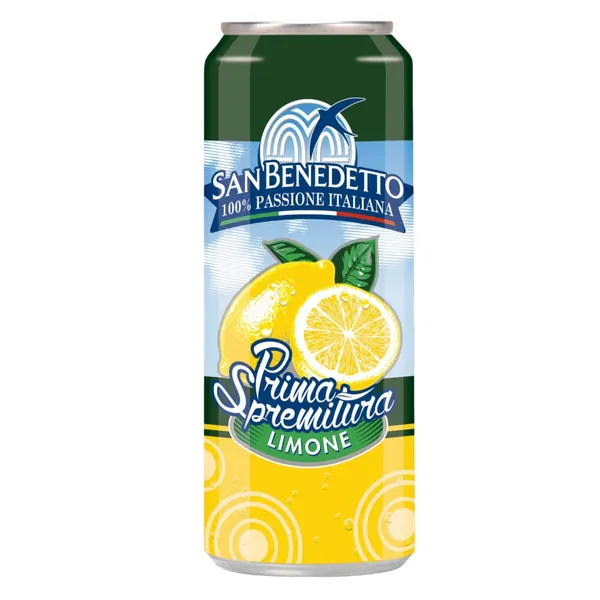 Gazuotas gaivusis gėrimas SAN BENEDETTO PRIMA SPREMITURA LIMONE, su saldikliu, 0,33 l