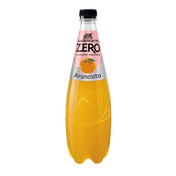 Gazuotas gaivusis gėrimas SAN BENEDETTO ZERO ARANCIATA, su saldikliu, 0,75 l