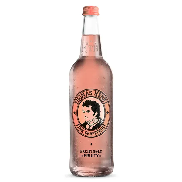 Gazuotas nealkoholinis gaivusis gėrimas THOMAS HENRY PINK GRAPEFRUIT, 0,75 l