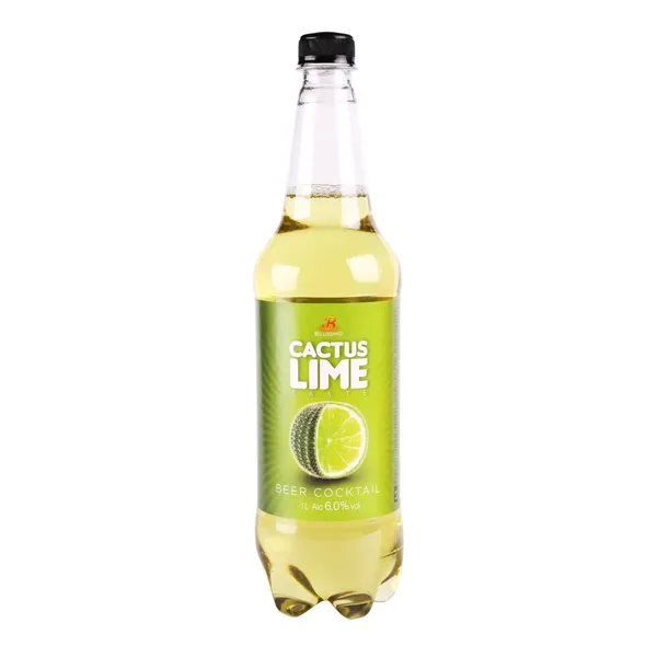 Gazuotas kaktusų žaliųjų citrinų skonio alaus kokteilis BELLISSIMO, 6 %, 1 l