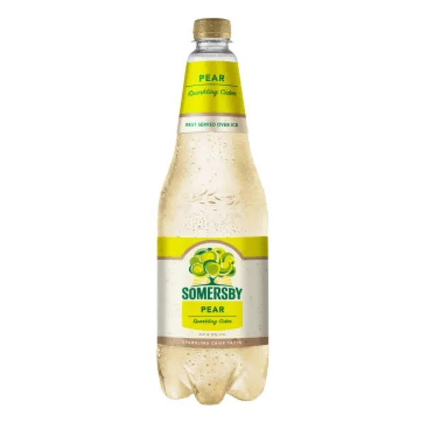 Gazuotas kriaušių skonio sidras SOMERSBY 4,5%, 1 l