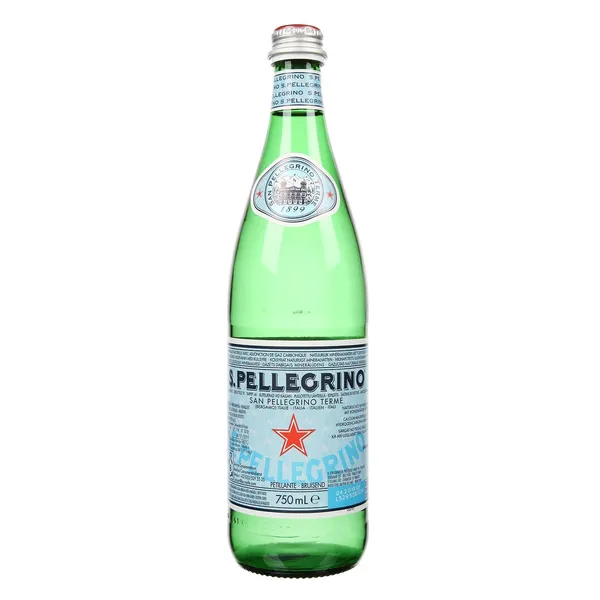 Minerālūd. Sanpellegrino dabīgs, gāzēts 0,75l