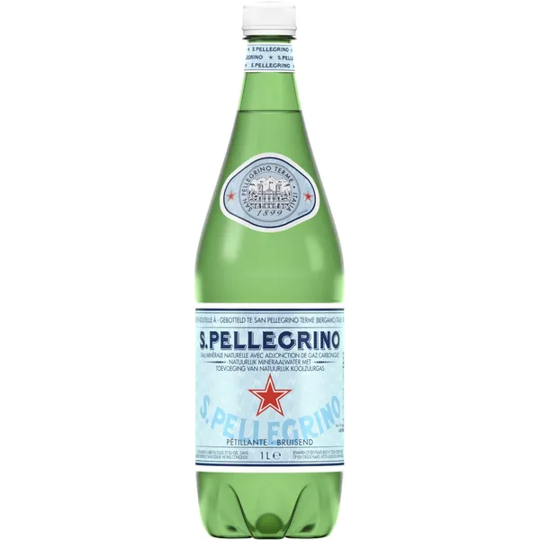 Natūralus gazuotas mineralinis vanduo SAN PELLEGRINO, 1 l