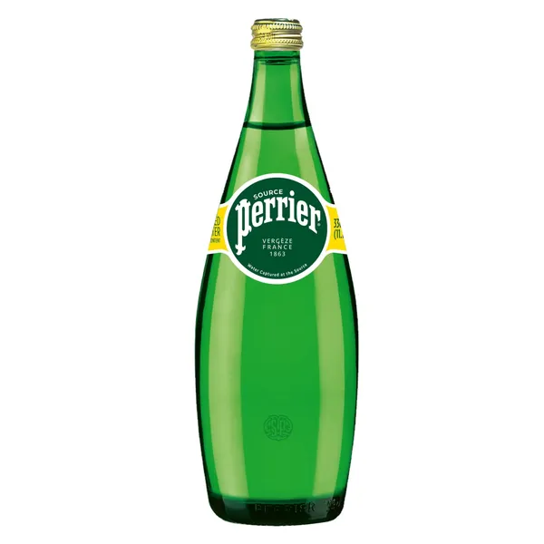 Gazuotas  natūralus mineralinis vanduo PERRIER, 750 ml