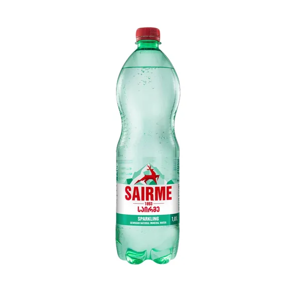 Gazuotas natūralus mineralinis vanduo SAIRME, 1 l