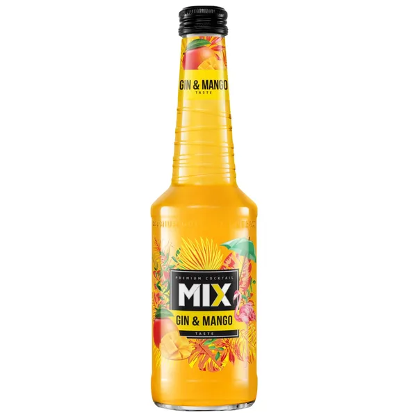 Gazuotas alkoholinis kokteilis MIX GIN & PASSION FRUIT 4%, 330 ml