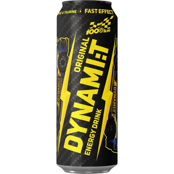 Gazuotas gaivusis energinis gėrimas DYNAMI:T, 568 ml