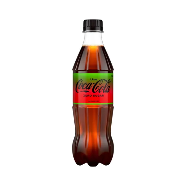 Gazuotas gaivusis gėrimas su saldikliais COCA COLA ZERO LIME, 0,5 l