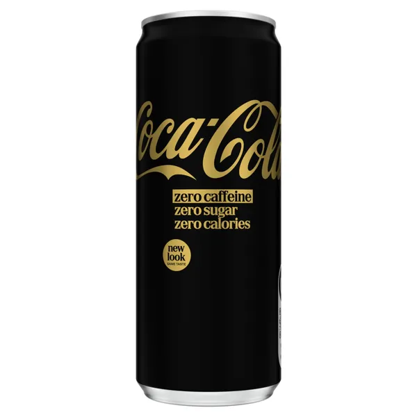 Gazuotas gaivusis gėrimas su saldikliais be kofeino COCA COLA ZERO, 0,33 l