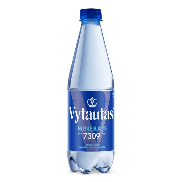 Gazuotas natūralus mineralinis vanduo VYTAUTAS, 500 ml