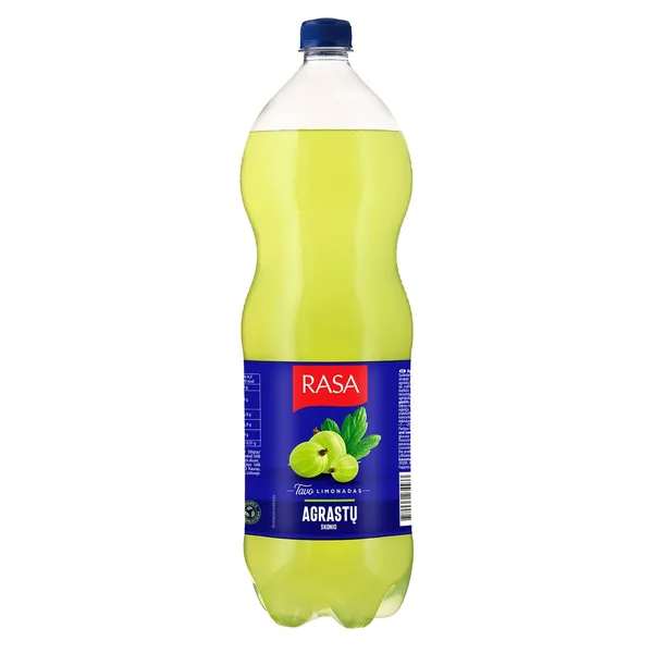 Gazuotas agrastų skonio gėrimas RASA FRUT, 2 l