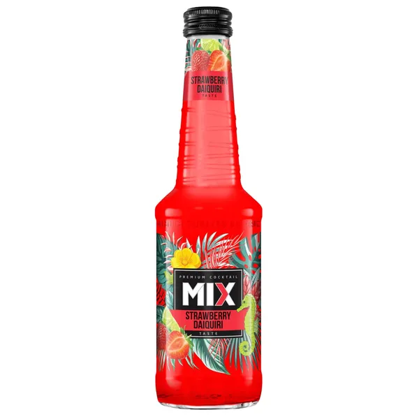 Gazuotas alkoholinis kokteilis MIX STRAWBERRY DAIQUIRI, 4 %, 0,33 l