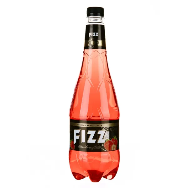 Gazuotas braškių skonio sidras FIZZ, 4,5 %, 1 l