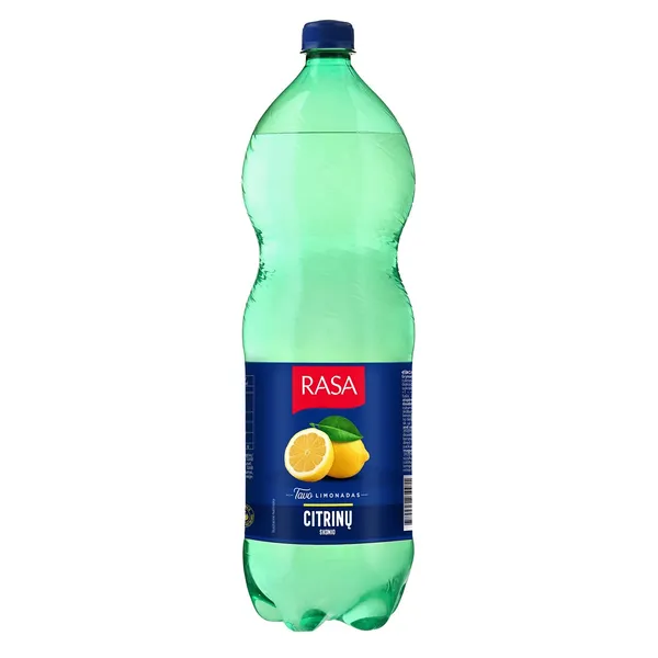Gazuotas citrinų skonio gėrimas RASA FRUT, 2 l