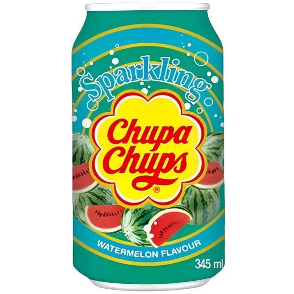 Gazuotas gėrimas CHUPA CHUPS WATERMELON, 0,345 l