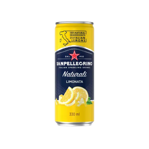 Gaivusis gazuotas gėrimas SAN PELLEGRINO Limonata, 0.33l, skardinė, D