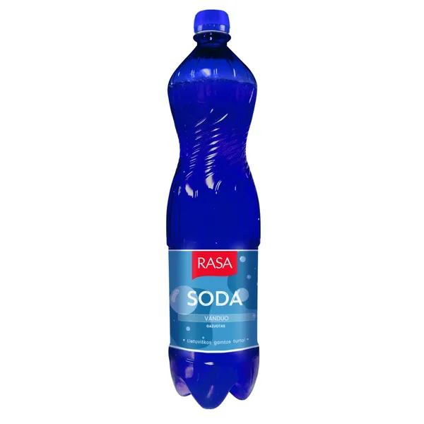 Gazuotas stalo vanduo RASA Soda, 1,5l