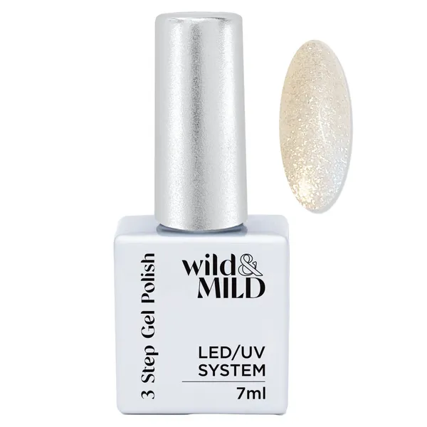 Gelinis nagų lakas G147 PEARLESCENT UV WILD&MILD, 7 ml