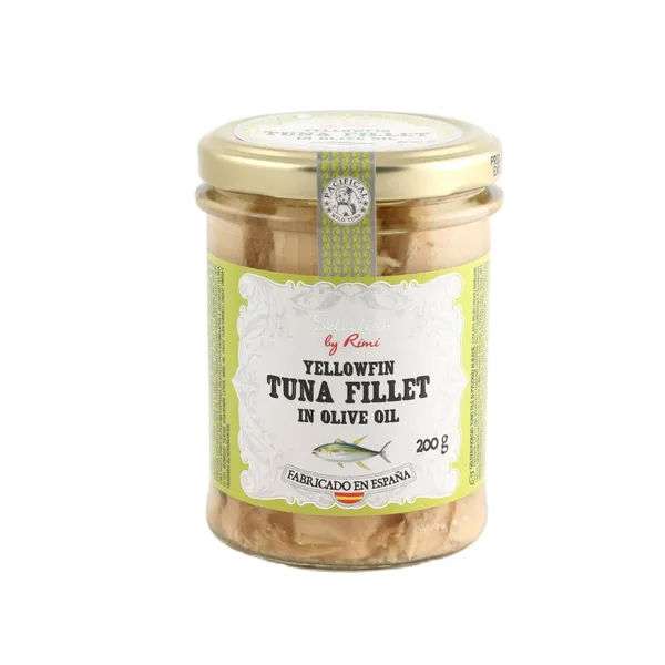 Gelsvauodegio tuno filė alyvuogių aliejuje SELECTION BY RIMI, MSC, 200 g