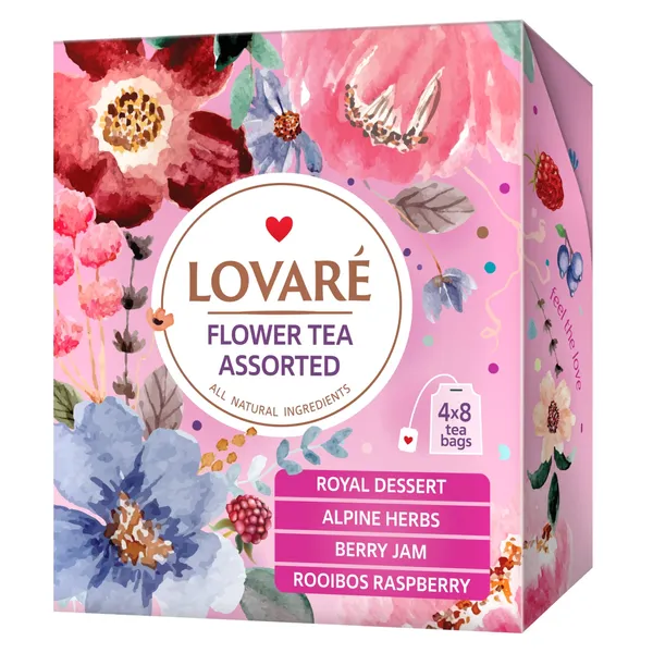 Tēja Lovare Assorted flower tea 32x1.5 g