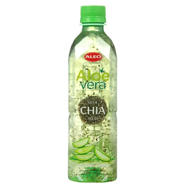 Gėrimas su ispaninių šalavijų sėklomis ALOE VERA, 500 ml