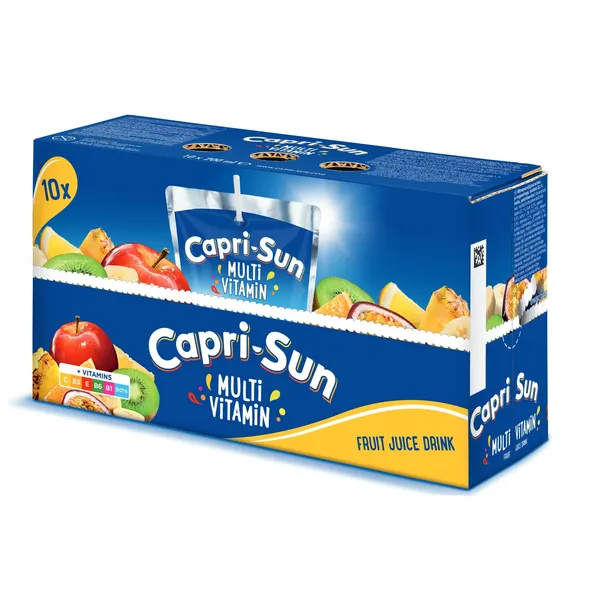 Sulčių gėrimas su saldikliu CAPRI-SUN MULTIVITAMIN, 10 x 0,2 l