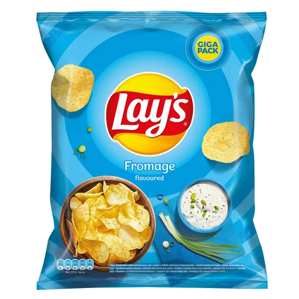 Kart. čipsi Lay's ar krēj., garšaugu g. 250g