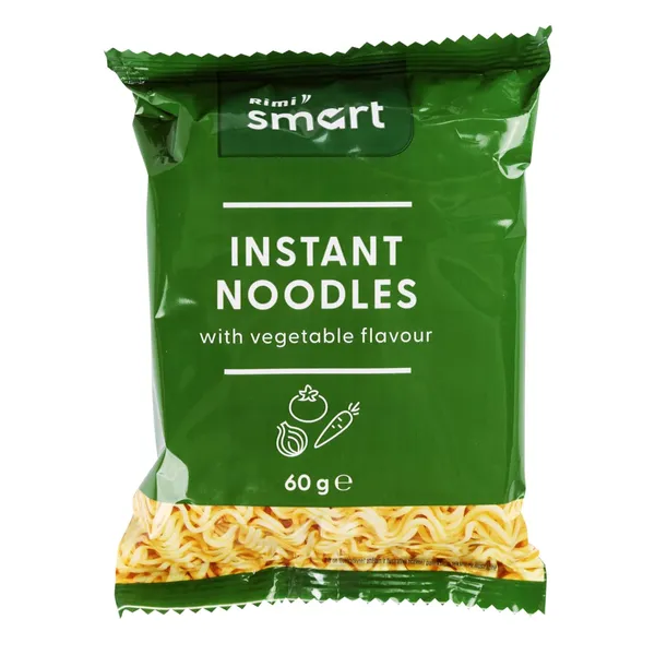 Greitai paruošiami makaronai RIMI SMART, daržovių skonio, 60 g
