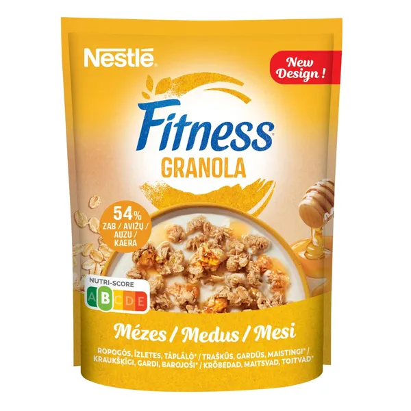 Granola su avižiniais dribsniais, medumi ir mineralinėmis medžiagomis NESTLE FITNESS HONEY, 300 g