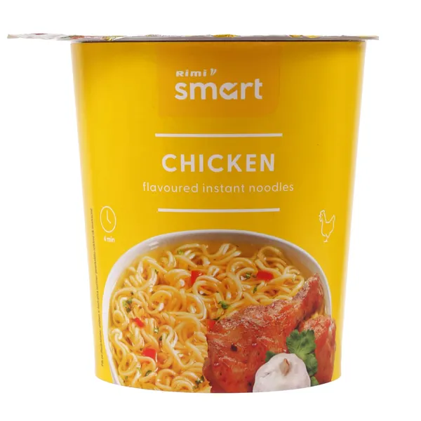 Greitai paruošiami vištienos skonio makaronai RIMI SMART, 60 g