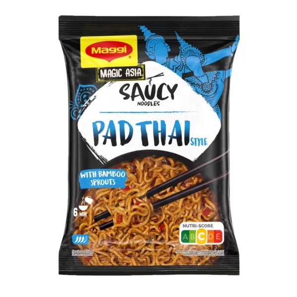 Greitai paruošiami makaronai su Pad Thai padažu MAGGI, 128 g
