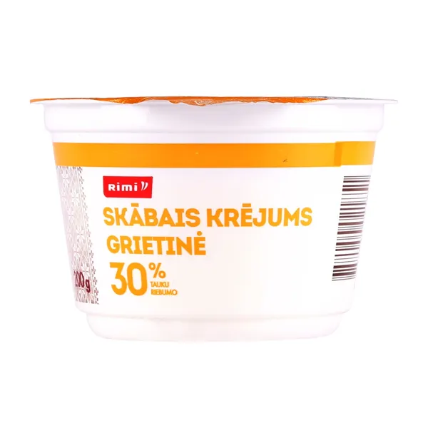 Skābais krējums Rimi 30% 200g