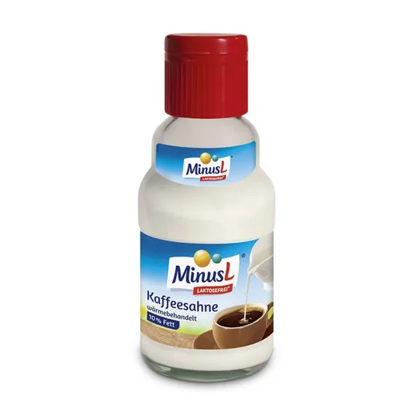 Grietinėlė kavai be laktozės MINUS L, 10 % rieb., 165 g
