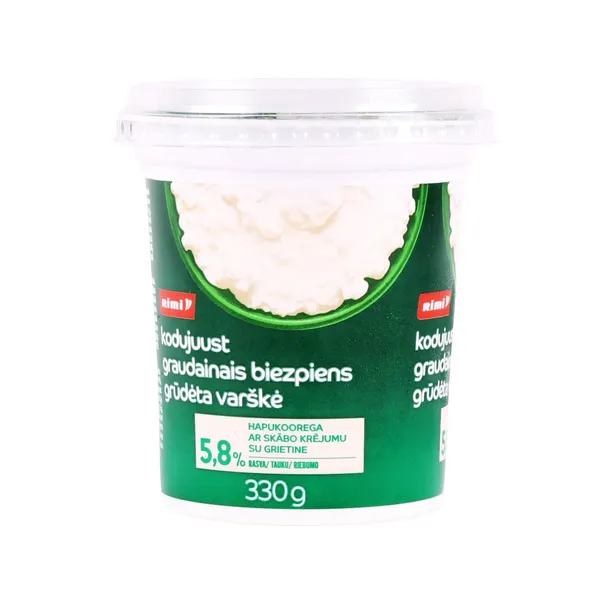 Graudainais biezpiens Rimi 5,8% 330g