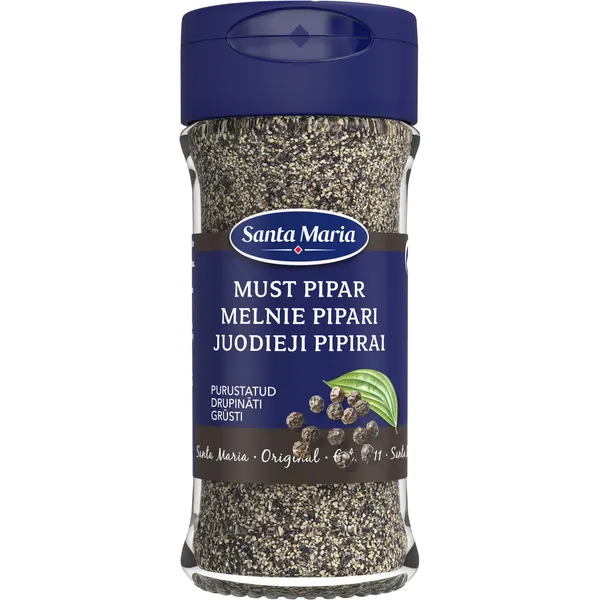 Grūsti juodieji pipirai SANTA MARIA, 36 g