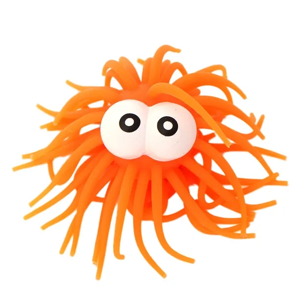 Guminė akis su šviesa FLUFFY, 6cm, spalva ir dizainas gali skirtis