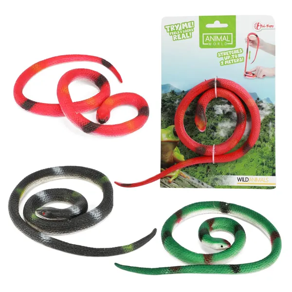 Gyvatės ANIMAL WORLD, 3 vnt. asortimentas, SS26