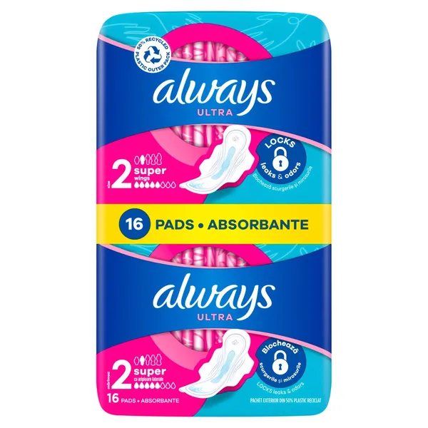 Higieniniai paketai ALWAYS Ultra Super Plus, S2, 16 vnt.