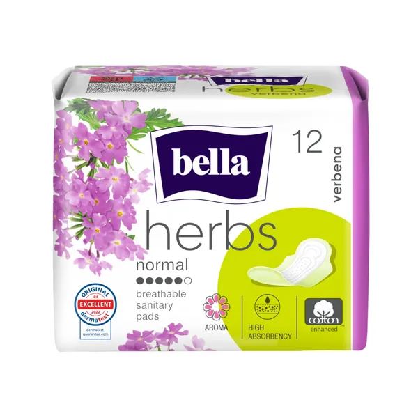 Higieniniai paketai BELLA HERBS VERBENA DEO, 12 vnt