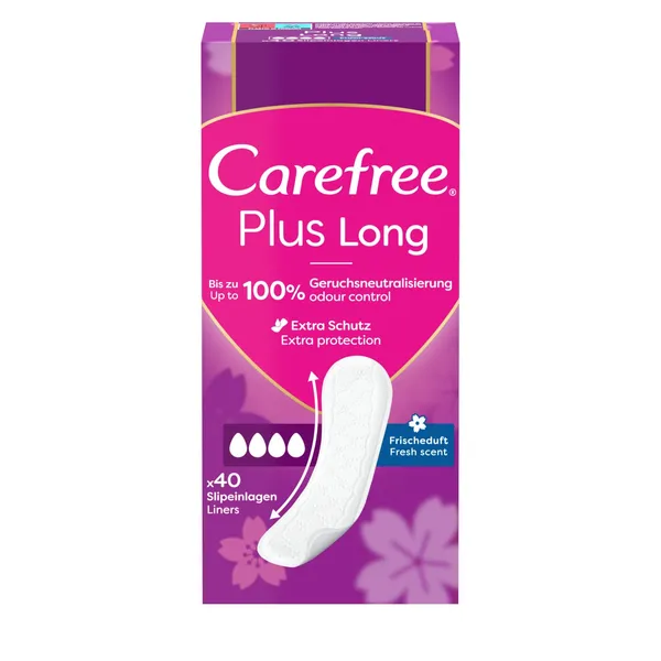 Higieniniai įklotai CAREFREE LONG LIGHT, 40 vnt.