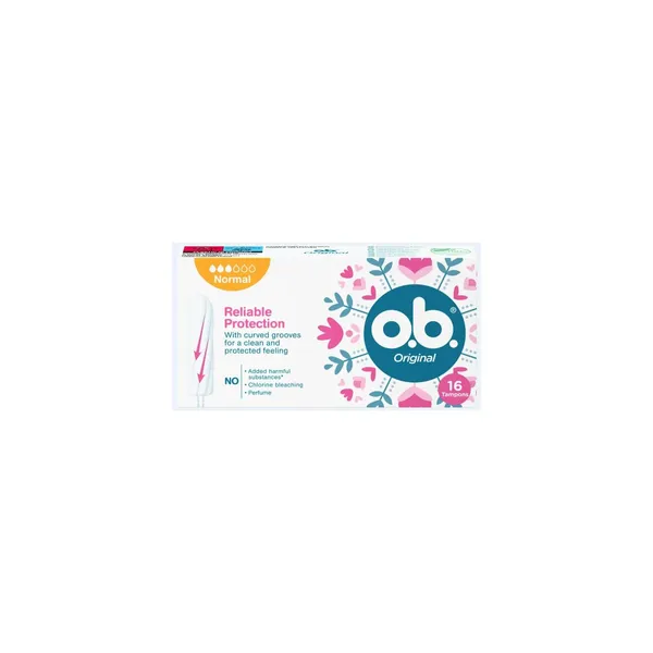 Higieniniai tamponai O.B. ORIGINAL NORMAL, 16 vnt.