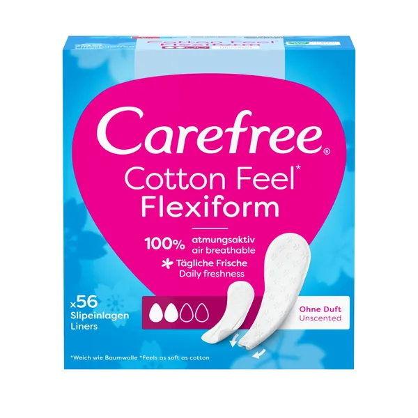 Higieniniai įklotai CAREFREE FLEXI FRESH, 56 vnt.