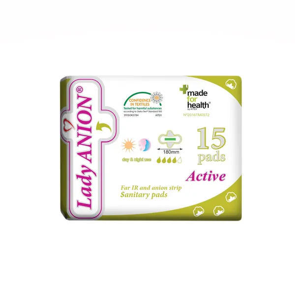 Higieniniai įklotai LADY ANION ACTIVE, 15vnt