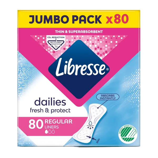 Ikdienas ieliktnīši Libresse Normal 80gb