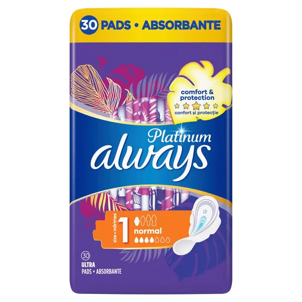 Higieniniai paketai ALWAYS Ultra Platinum Normal, 30vnt