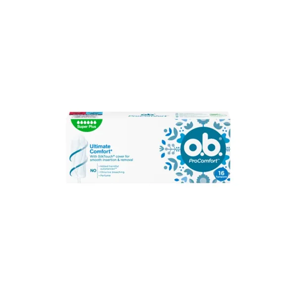 Higieniniai tamponai O.B. PRO COMFORT SUPER PLUS, 16 vnt.